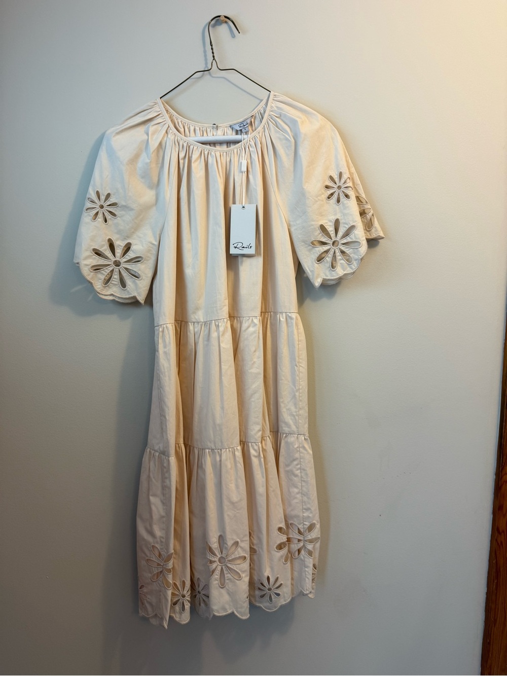 Rails Arielle White Eyelet Dress - Picture 3 of 6